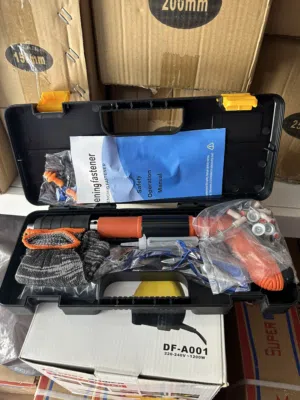 مسدس المسامير مع جميع ملحقاته