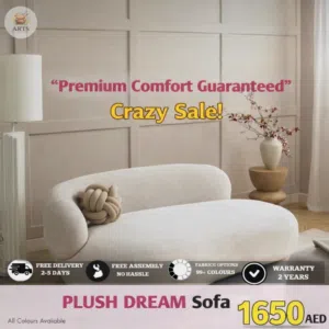 Stylish and elegant Modern curved sofa