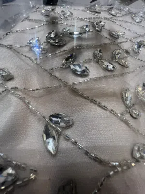 قماش خرز لمعة سوارفسكي