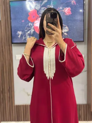 جلابة العيد ، نوعية توب : كريب كورية