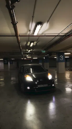 نيسان ليف فئة S موديل 2015 ، 9 بار ،، Nissan leaf 9 bar 2015 model S .