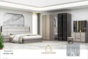 NEW BEDROOM SET 7 PIECE'S WITH BIG SPRING MATTRESS ONE TOP PILLOW  WITH DELIVERY WITH FITTING. JOORI