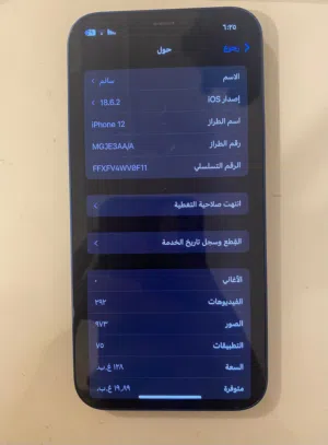 للبيع ايفون 12 حالة ممتازه