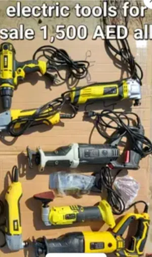 Reliable Electric Tools Bundle for Sale - 1,500 AED With Tool Boxs