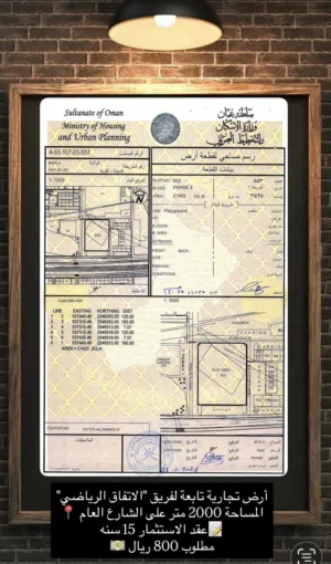 Commercial Land for Rent in Al Dakhiliya Bahla