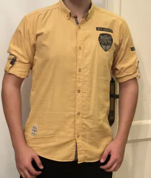 قميص رجالي أصفر BOYCOTT B63 Explore (XL) �