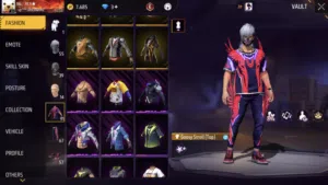 Premium Free Fire Account with Rare Bundles 3 Evo Guns & Emotes