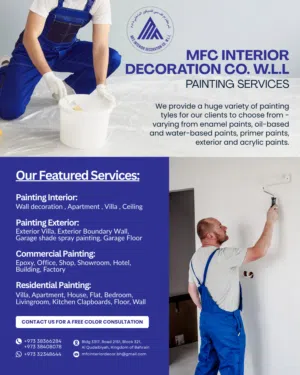 Painting Services by MFC Interior Decoration