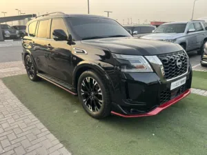 نيسان باترول محول نسمو شكل جديد موديل حاله السياره نظيفه خليجي محرك الكبير