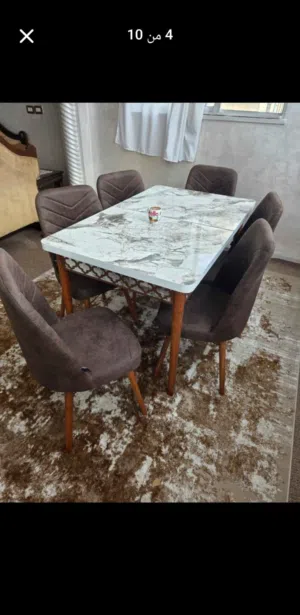 اطقم طاولات موديل  تركي وبأقل  سعر  بس 169والتوصيل مجاني داخل عمان والزرقا يتوفر التوصيل لكافة