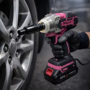 مفتاح صدمات لاسلكي Bihart 48V مع بطارية ليثيوم وشاحن + رأس سوكيت • أداة عملية وقوية بتصميم لاسلكي