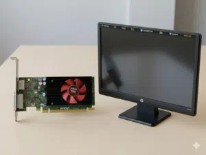 كرت شاشة AMD R5 340x و شاشة hp