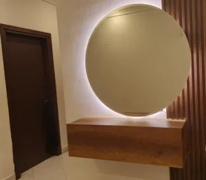 كونسول خشبي معلق