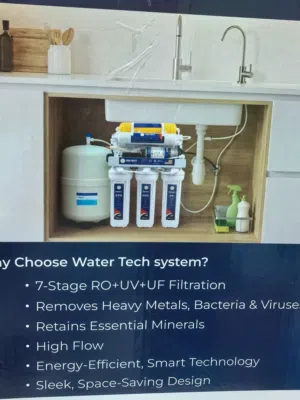 The aqua purest RO reverse osmosis purifier system