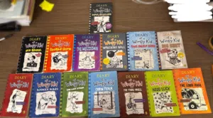 14 books from the wimpy kid series