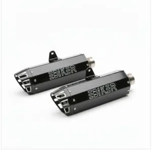 Motorcycle E Biker Dual Exhaust System for Yamaha Raptor 700 2015+ - 605714