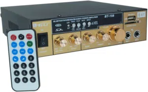 امبليفاير  Stereo Audio Amplifier 2 Channels Bluetooth USB SD MP3 Karaoke bt-158