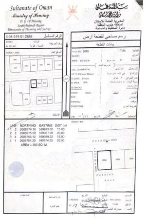 Commercial Land for Sale in Al Batinah Barka
