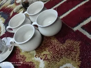 طقم فناجين شاي وطقم عصير
