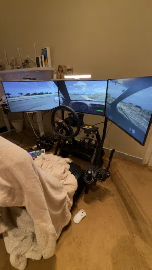 Sim racing setup كرسي سباقات