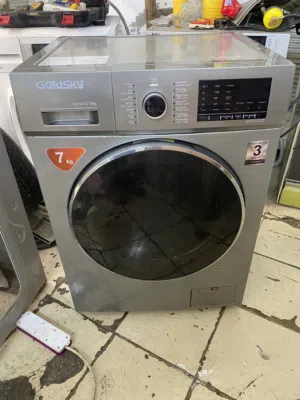 غسالة GoldSky بحالة الوكالة للبيع 7kg  كفالة خطية من مركزنا