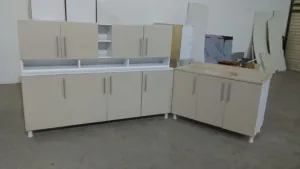 كاونتر مترين وسنك متر و20مرمر 3قطع خشب mdf