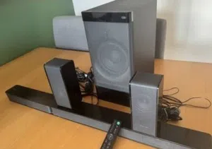 sony soundbar with subwoofer and rear speaker