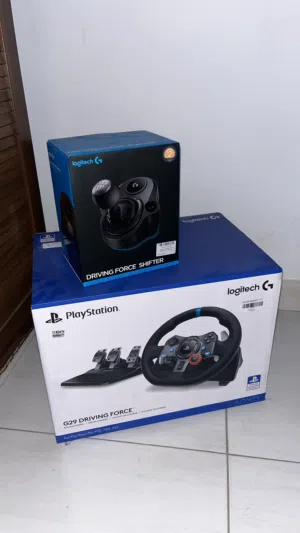 Logitech G29 with shifter (and magnetic shifter mod)