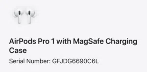AirPods Pro 1 with MagSafe Charging Case
