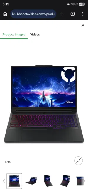 Lenovo 16 Legion Pro 7i Gaming Laptop