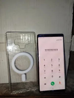 جوال سامسونج نوت 9 نظيييف عررطه قابل للتفاوض بالمعقول.