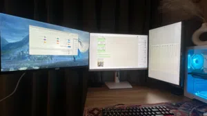 البيع شاشة نضيفة جدا مناسب للجيمنج