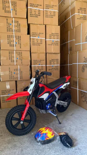 متور شيتح 24 فولت مطور مع اضاءة RJB وخوذة وواقيات هدية