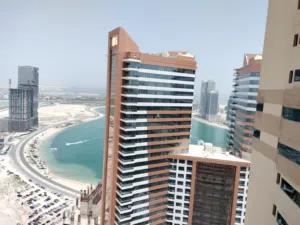 Bed space in a big master room for rent for lady Al taawun sharjah