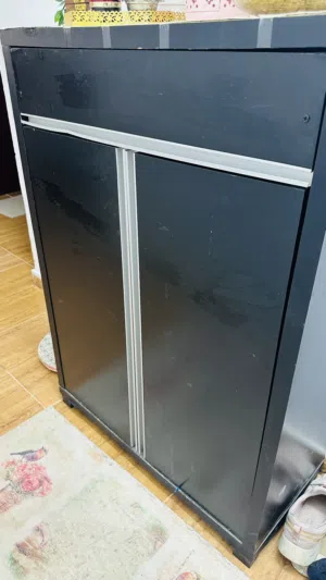 Shoe rack, dark brown , strong furniture