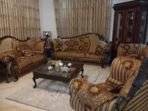 طقم كنب 9 مقاعد بحاله جيد