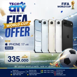 Apple iPhone 17 Air – 256GB  Brand New  Available at Tech City Oman