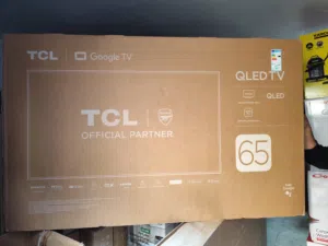 عرض نااار على شاشه TCL حجم 65 بوصه QLED ت 144Hz سمارت Google TV