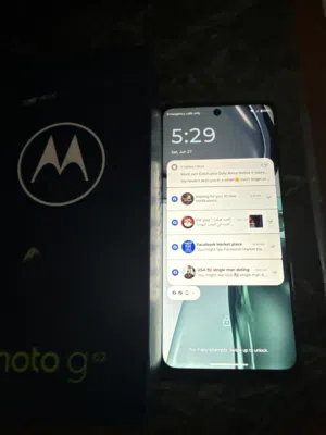 (موتورولا G62 / Moto G62) 5G مساحة 128 جيجا - بحالة ممتازة كالجديد تما