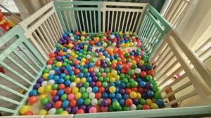 play pen and balls