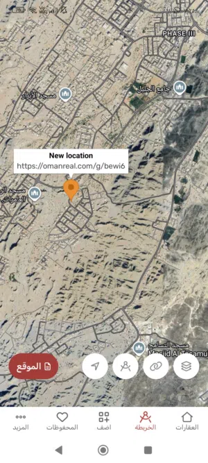 ارض سكنيه العامرات مدينه النهضه 10 موقع حلو ب28800 ريال للشاري الجاد فقط