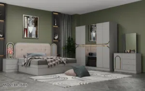 طقم غرفة نوم جديد تمامًا مكون من 6 قطع  Brand New Bed Room Set 6pcs