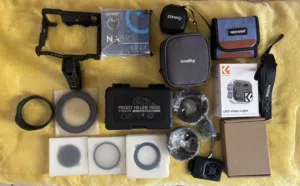 Camera lenses gimbal stabilizer filter and accessories etc