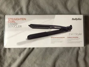 Babyliss 2-In-1 Wet & Dry Hair Straightener/Curler - ST330E