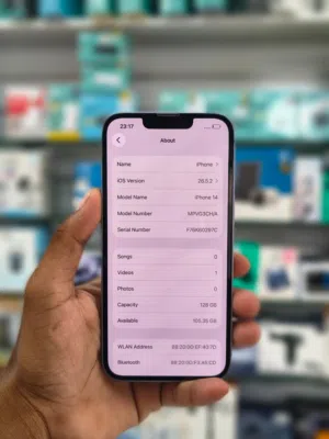 Used iPhone 14 in Oman  128GB Storage  90+ Battery Health