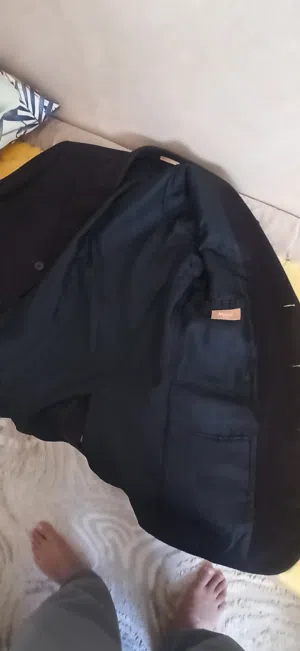 Coustume marron taille 46 et veste bleu marine Xl