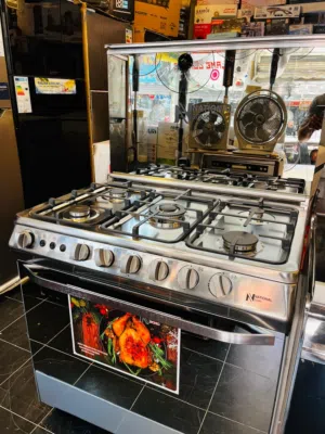 فرن غاز 90 سم ناشونال سونيك Jumbo – فل سيفتي