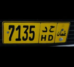 V. I. P number plate