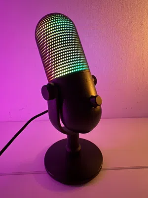 Razer Seiren V3 Chroma RGB USB Gaming & Streaming Microphone with Tap-to-Mute - Black