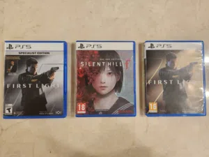 للبيع لعبة العميل 007 Ps5 نسخة امريكية ونسخة اوروبية ولعبة سايلنت هيل نسخة اوروبية